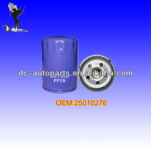 Filtro de aceite 25010276 para Buick, Cadillac, Chevrolet, Pontiac